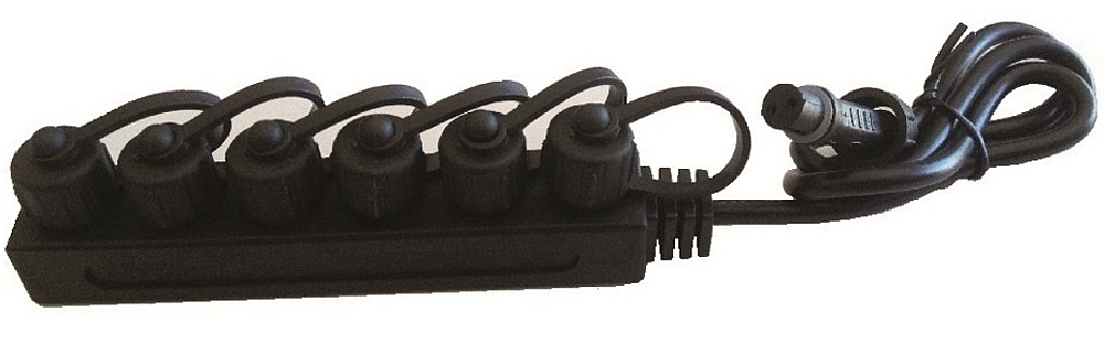 Boîtier 6 connections 2PIN